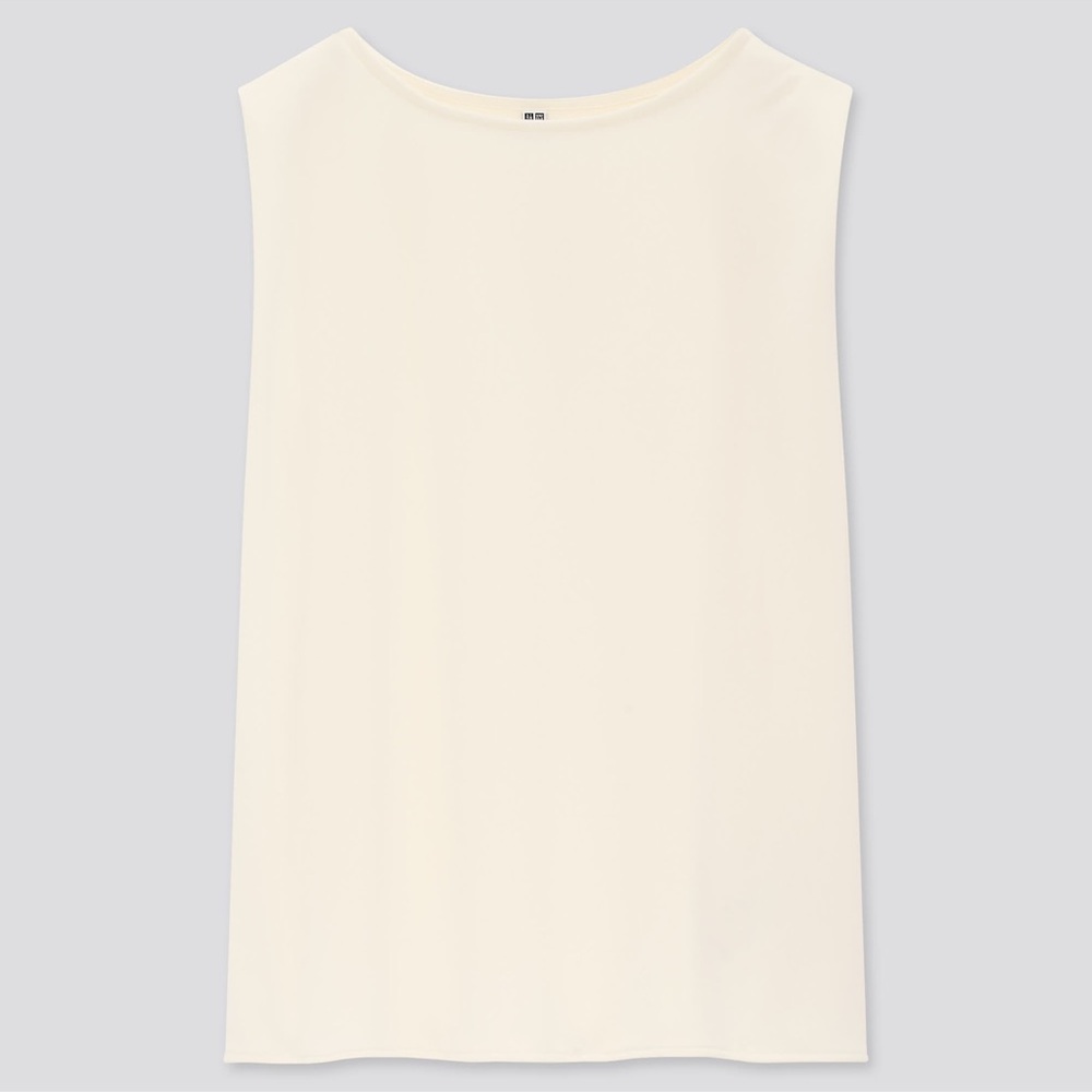 Uniqlo Crepe Jersey Sleeveless T-Shirt